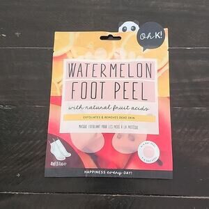 OH K! Watermelon Foot Peel Foot Mask Exfoliate Pedicure - 1 Pair